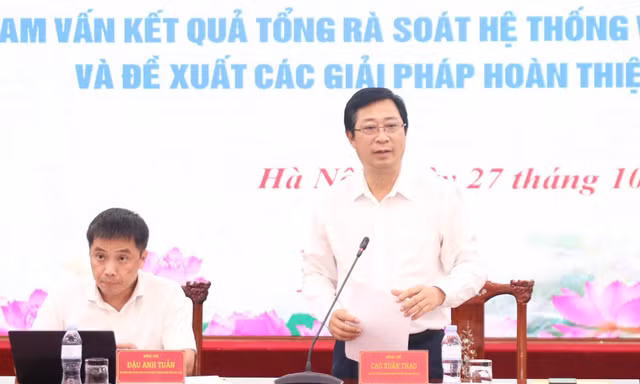 Tổng rà soát văn bản pháp luật thực chất để gỡ vướng cho người dân, doanh nghiệp