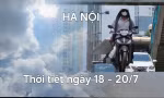 Hà Nội ngày nắng nóng gay gắt, có mưa dông rải rác