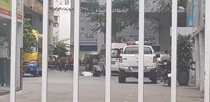 Hiện trường vụ việc.