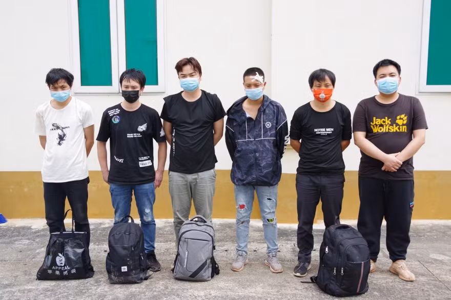6 đối tượng người Trung Quốc nhập cảnh trái phép bị bắt giữ trong chuyên án
