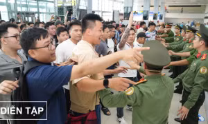 Hơn 300 người diễn tập khẩn nguy an ninh tại sân bay Nội Bài 
