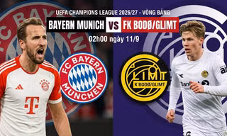 Nhận định Bayern Munich vs Bodo Glimt, 02h00 ngày 11/9: Hùm xám khẳng định tham vọng