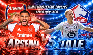 Nhận định Arsenal vs Lille, 02h00 ngày 14/10: Pháo thủ nối dài mạch thắng 