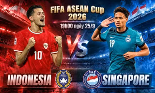 Nhận định FIFA ASEAN Cup Indonesia vs Singapore, 19h00 ngày 25/9: Chủ nhà đòi nợ 