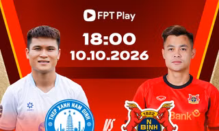 Trực tiếp Nam Định vs Ninh Bình 0-0 (H1): Trận đấu bắt đầu