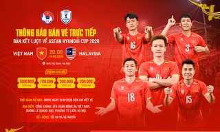 VFF mở bán trực tiếp vé trận bán kết lượt về ASEAN Cup 2026 Việt Nam vs Malaysia
