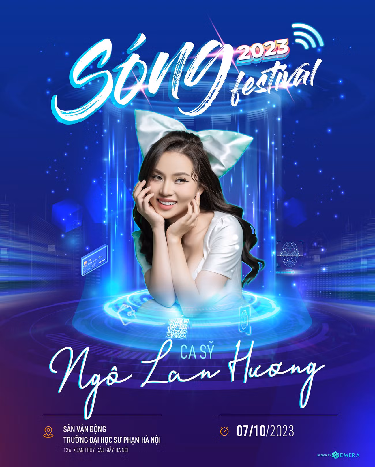 Ngô Lan Hương từng tham gia cuộc thi Giọng hát Việt (thuộc đội nữ ca sĩ Tóc Tiên) và gây ấn tượng sâu sắc trong lòng khán giả với phong thái tự tin, dễ thương và tinh thần lạc quan.