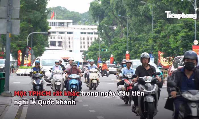 Video: Một TPHCM rất khác trong ngày đầu tiên nghỉ lễ Quốc khánh 