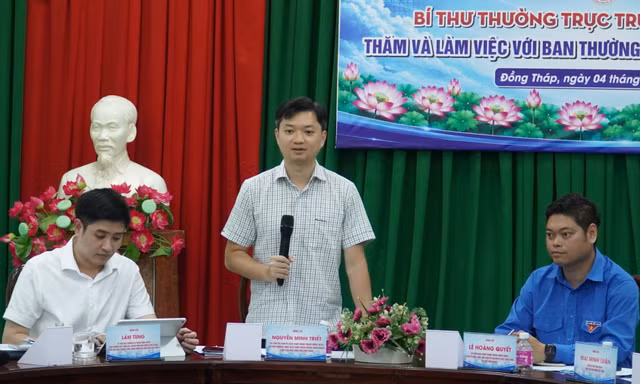 Tuổi trẻ Đồng Tháp cần quyết liệt hơn trong tham mưu và gỡ khó từ cơ sở