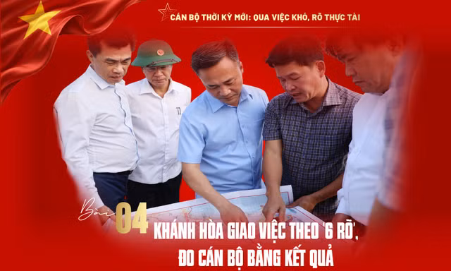 Khánh Hòa giao việc theo '6 rõ', đo cán bộ bằng kết quả