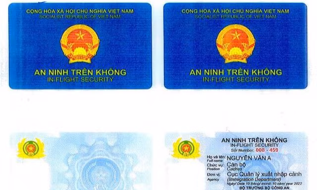 Bộ Công an đề xuất cấp thẻ an ninh trên không