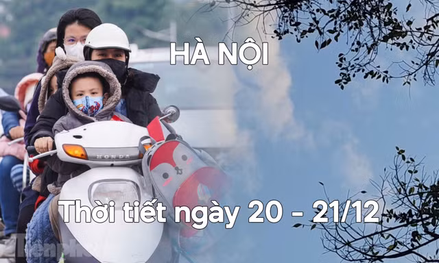 Cuối tháng 12 Hà Nội tiếp tục có ngày nắng, đêm lạnh sâu