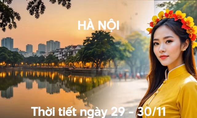 Cuối tháng 11 Hà Nội tăng nhiệt, rét về đêm và sáng