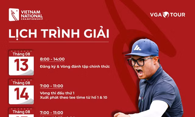Khán giả được vào sân xem trực tiếp Giải Vô địch Golf Quốc gia 2024, Cúp VinFast - Hải Phòng 
