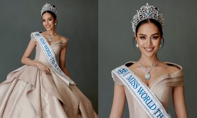 Đại diện Thái Lan tại Miss World bị thu hồi danh hiệu Á hậu 3 Miss Universe 2024