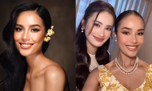 Netizen bất ngờ khi bạn cùng phòng với Ý Nhi tại Miss World là Hoa hậu Thái Lan
