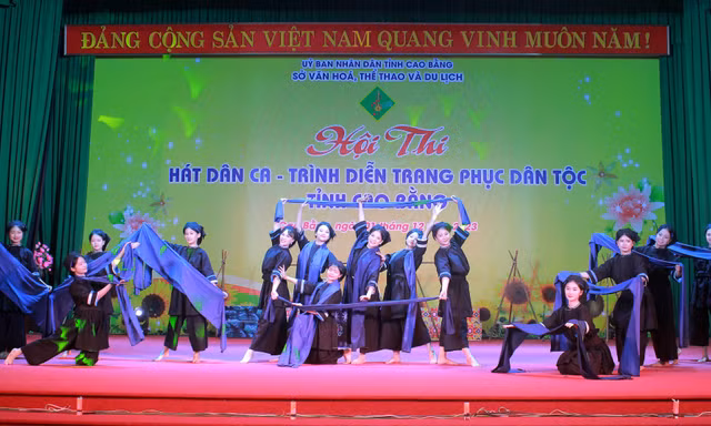 Nhiều tiết mục xuất sắc, ấn tượng .Ảnh: Thủy Tiên 
