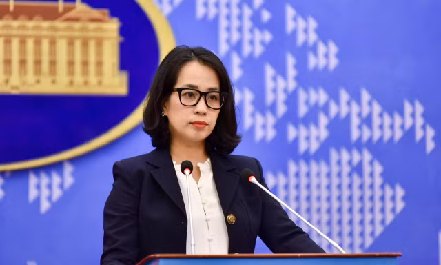 Người Phát ngôn Bộ Ngoại giao Phạm Thu Hằng. (Ảnh: Mofa)