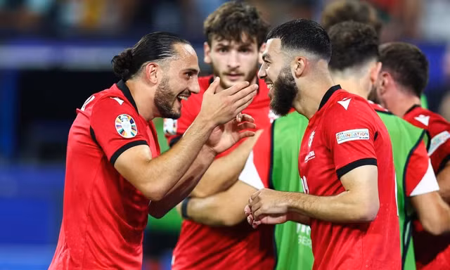 Đánh bại Bồ Đào Nha 2-0, Georgia làm nên lịch sử