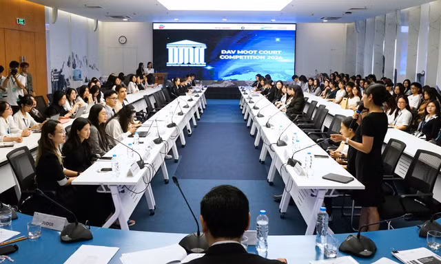 Thành công của Cuộc thi Diễn án Luật Học viện Ngoại giao 2024: Tôn vinh tri thức và bản lĩnh luật pháp trẻ