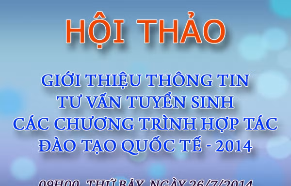 ĐH Bách khoa tư vấn tuyển sinh các chương trình hệ đào tạo quốc tế 2014