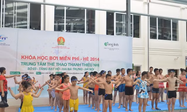 Giải bơi Thanh thiếu niên Hà Nội: Hơn 100 triệu đồng tiền thưởng