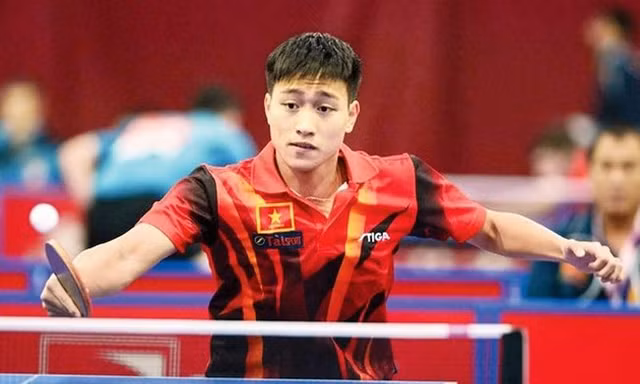 Tay vợt Nguyễn Anh Tú là một trong những niềm hy vọng của đội tuyển bóng bàn Việt Nam 