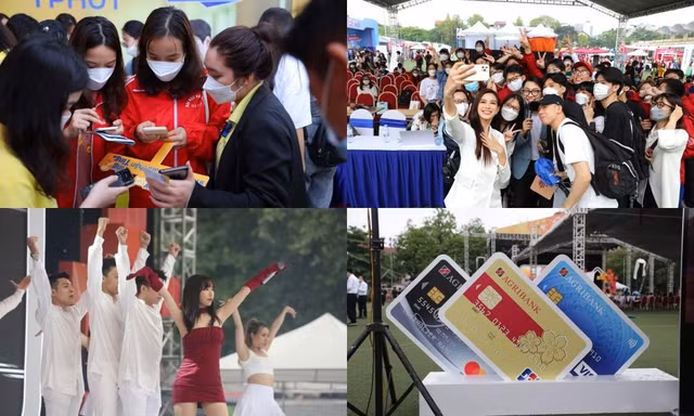 Giới trẻ Hà thành hào hứng mua sắm cuối tuần không dùng tiền mặt tại Sóng Festival 2022