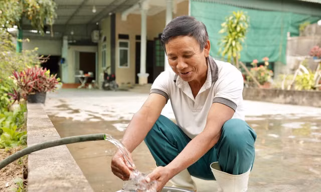 Người dân Hưng Nguyên, Nghệ An hân hoan đón chờ nước sạch từ dự án của Huda 