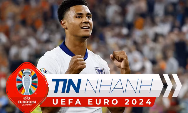 TIN NHANH EURO 2024: Ollie Watkins và 9 phút lịch sử; Thần đồng Lamine Yamal đắt giá cỡ nào?