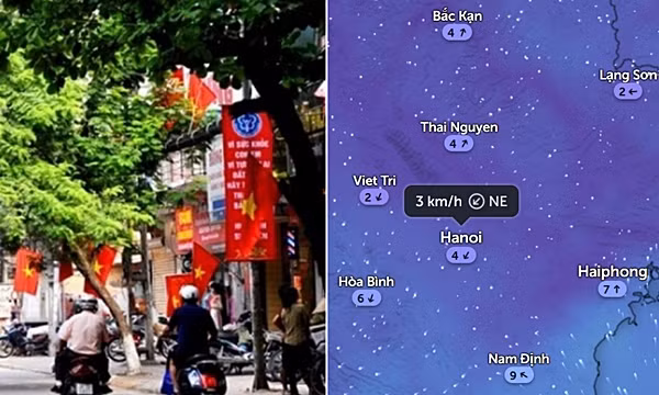 Miền Bắc đón gió Đông Bắc trong kỳ nghỉ Lễ Quốc khánh, Hà Nội giảm bao nhiêu độ?