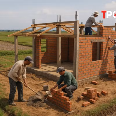 Xây nhà trên đất trồng lúa có được đổi 'sổ đỏ' thành đất ở?