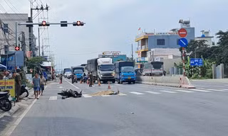 Tai nạn gần cầu Rạch Miễu 2, một phụ nữ tử vong