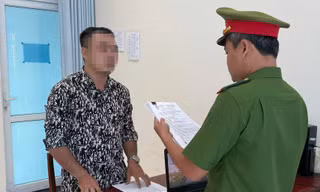 Công an thi hành các quyết định đối với Lê Mạnh Cường.