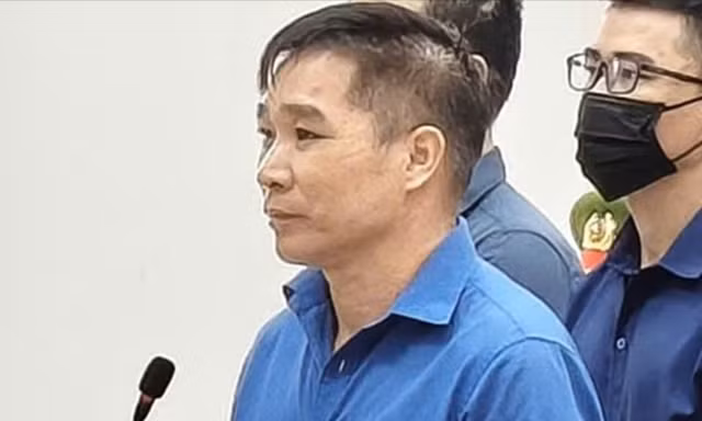Bình 'Kiểm' tại phiên tòa.
