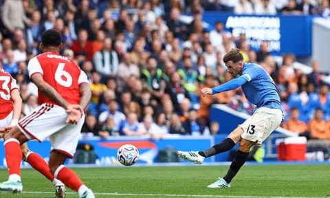 Trực tiếp Brighton vs Arsenal 2-0 (hết H1): Brighton gây sốc trong hiệp 1
