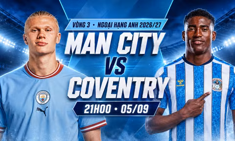 Nhận định Man City vs Coventry, 21h00 ngày 5/9: Chênh lệch đẳng cấp