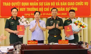 Lạng Sơn có tân Chỉ huy trưởng Bộ Chỉ huy Quân sự tỉnh
