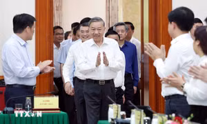 Tổng Bí thư Tô Lâm làm việc với Ban Tổ chức Trung ương