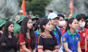 Toàn cảnh lễ ra quân Chiến dịch Thanh niên tình nguyện Hè năm 2025