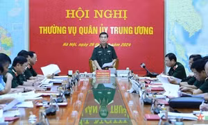 Đại tướng Phan Văn Giang chủ trì Hội nghị Thường vụ Quân ủy Trung ương
