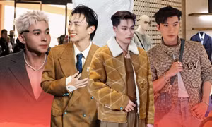 "Anh Tài" so kè "Anh Trai" tại sự kiện Louis Vuitton: HIEUTHUHAI, SOOBIN gây náo loạn