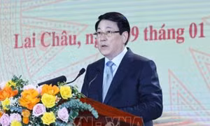 Chủ tịch nước Lương Cường dự chương trình 'Xuân Biên phòng ấm lòng dân bản'