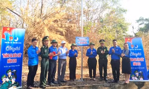 Góp sức trẻ mang ánh điện đến từng cột mốc biên giới