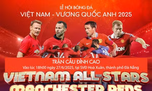 Dàn sao huyền thoại MU sẽ có mặt trên sân vận động Hòa Xuân