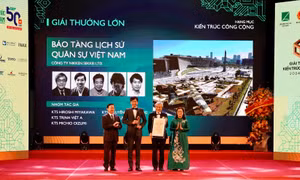 Công trình Bảo tàng lịch sử Quân sự Việt Nam đạt giải thưởng Lớn về kiến trúc quốc gia