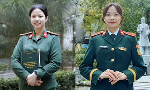 Bóng hồng Quân y nguyện xứng hai màu áo