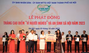 Tập đoàn BRG và Ngân hàng SeABank ủng hộ 1 tỷ đồng cho “Quỹ Vì người nghèo” của Thủ đô
