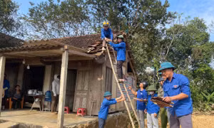 Tuổi trẻ cả nước đảm nhận xây dựng, sửa chữa ít nhất 5.000 căn nhà tạm, nhà dột nát 