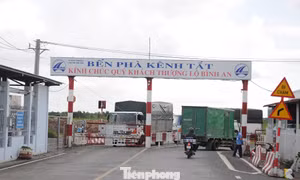 Vĩnh Long xin trung ương vốn để duy trì hoạt động cụm phà Vàm Cống